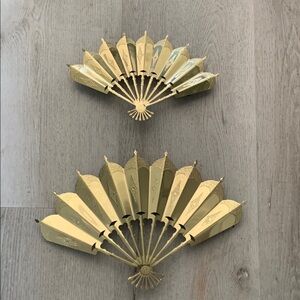 Luxurious‎ Gold Folding Fan Art Wall Decor